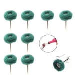 Mini perceuse en Nylon,brosse Abrasive,fil de polissage,roue de polissage,Dremel,outil à main rotatif,ensemble d'accessoires,dissolvant de rouille, - Type Green-30pcs