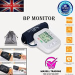 New Digital Automatic Blood Pressure Monitor Upper Arm BP Machine Heart Rate UK