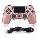 HALASHAO Ps4 Controller, controller for PS4, wireless controller for Playstation 4 controller gamepad joystick,Rose Gold