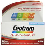 Centrum Multivitamin Mineral Tablets Fruity Chewables Vitamins 30 Tablets Uk