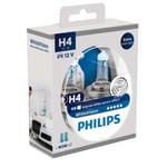 PHILIPS Bilpære H4 WHITEVISION - 2-PACK