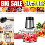 Electric Food Processor Fruit Vegetable Chopper 2 Speed setting Meat Grinder UK