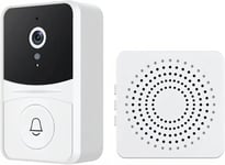 Sonnette Video Smart Ring,Camera De Sonnette Video Sans Fil Audio 2 Voies Avec Carillons,Sonnette De Porte De Securite Pour La Maison,Application De Detection De Mouvement De