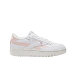 Reebok Club C Double Revenge Baskets Femme, Craie Possibly Pink F23 R Ftwr Blanc, 38.5 EU