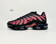 Mens Nike Air Max Plus Tuned TN 1 Black Red Bred Reflective UK Size 6 EUR 40