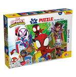 Lisciani - MARVEL SPIDEY - Puzzle 24 Pièces - Pour Enfants Dès 3 Ans - Puzzle Double Face avec Verso à Colorier - Stimule la Réflexion et la Patience - Fabriqué en Italie