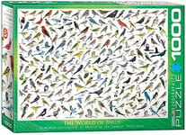 The World of Birds 1000 piece jigsaw puzzle by Eurographics 680mm x 480mm (pz)