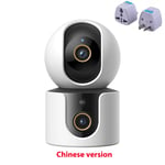 C500 Smart Camera Dual Lens PTZ 360° Pets&Facial Detection 4 Million Pixels Full