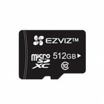 EZVIZ 512GB Ultra-HD Video Micro SD Memory Card, Class 10, UHS, High Speed for Camera, Smartphone, Computer, Dash Came, Surveillance, Tachograph, Table