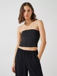 HUSH Skylah Bandeau Top, Black