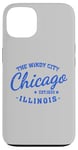 Coque pour iPhone 13 Vintage Retro Love Chicago Illinois Windy City est une ville créée en 1833