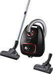 Bosch Electroménager - BGBS4POW1 ProPower Série 4 - Aspirateur traineau avec sac - (850 W) et ultra-performant - Nettoyage multi-sols - Avec accessoires - Noir