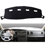 LINGJIE Respirant Tableau De Bord De Voiture Dash Couverture Mat, pour Dodge Ram 1500 2500 3500 2002 2003 2004 2005, Le Tableau De Bord De Voiture Pad Étanche À La Lumière