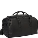 Kenneth Cole Reaction Sac de Sport colombien en Cuir avec Fermeture éclair sur Le Dessus, 50,8 cm, Noir, 20-inch Top Load Duffel (W/Shoe Compartment), Duff Guy Sac de Voyage en Cuir colombien Pleine