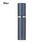 5pcs Perfume Atomizer Refillable Bottles Spray Case Blue