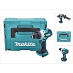 Dhp 486 zj Perceuse-visseuse à percussion sans fil 18 v 130 Nm Brushless + Makpac - sans batterie, sans chargeur - Makita