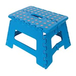 Silverline Super Strong Folding Step Stool | Holds up to 150KG | Anti Slip | Great for Kitchen, Garage, Bathroom and Bedroom | 220mm (968731)