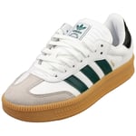 adidas Samba Xlg Unisex Fashion Trainers in White Green - 5.5 UK