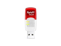 Fritz!Wlan Stick Ac 430 Mu-Mimo International, Trådløs, Usb, Wlan, Wi-Fi 5 (802.11Ac), 583 Mbit/S, Gjennomsiktig