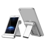 Alba Support ergonomique téléphone/tablette en aluminium, compatible 3 à 11 pouces