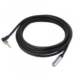 3.5mm 4 Pole Male to Female Earphone Aux Audio Extension Cable 3m