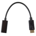 SeKi 85115 Adaptateur DisplayPort vers HDMI 4K Connecteurs plaqués Or – HDMI Femelle vers connecteur DisplayPort mâle