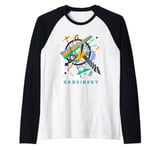 Wassily Kandinsky Abstract Art Small Worlds IV Raglan Baseball Tee