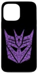 iPhone 13 Pro Max Transformers Evergreen Decepticons Purple Icon Filled Logo Case