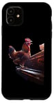 Coque pour iPhone 11 Poulet piano