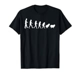 Conspiracy Theorist Wake Up Sheeple Funny Human Evolution T-Shirt