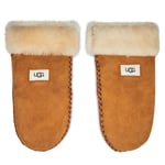 Handskar för barn Ugg K Sheepskin Mitten W Stitch 20095 Brun