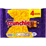 Cadbury Crunchie Milk Chocolate Bar 4 x 32g 128g