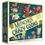 Steve Jackson Games | Munchkin Crazy Cooks | Fast-Paced Card Game Expansion for 3 to 6 Players | Ages 10 and Up | English