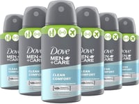 Dove Men+Care Clean Comfort Travel Anti-perspirant Deodorant Spray 48h Protectio