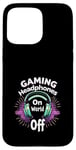 Coque pour iPhone 15 Pro Max Musique et jeux audio immersifs Bandes sonores Gaming Beats