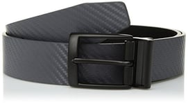 Nike Ceinture réversible en fibre de carbone standard pour homme, gris foncé/noir, 34