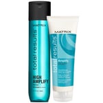 Traitement Cheveux Fine Volume MATRIX High Amplify shampoo + Baume