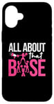 Coque pour iPhone 16 Plus Cheerleading Funny All About That Base Cheer Leader Girls