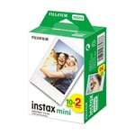 Fujifilm INSTAX MINI Film Instantané 10 X 2 Bipack Pellicules Instantanées