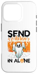 iPhone 16 Pro Send Aaron in Alone - Halloween Hunting Ghost Hunter Case