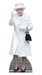 Queen In White Coat Lifesize Cardboard Cutout - 171cm