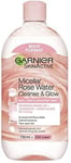 Garnier Micellar Rose Cleansing Water For Dull Skin 700ml Glow Boosting Cleanse