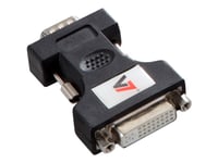 V7 - Vga-Adapter - Hd-15 (Vga) (Hane) Till Dvi-I (Hona) - Svart