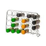 Pisa Spice Rack 24 Jar - chrome