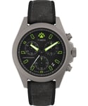 Timex Black Mens Chronograph Watch Field Post Chrono Chrono TW2V96300