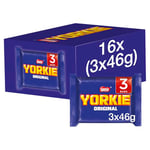 Nestlé Yorkie Milk Chocolate Bar Multipack, 16 packs of 3 x 46 g