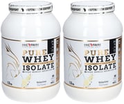 ERIC FAVRE Pure Whey Protein Native 100% Isolate Vanille Poudre 2x1500 g