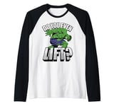 Marvel Hulk Do You Even Lift Workout Manche Raglan