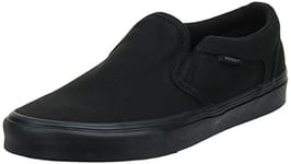 Vans Homme Asher Basket, Canvas Black Black, 50 EU