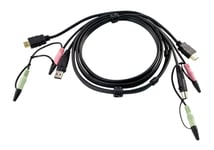 ATEN – KVM cable, HDMI, USB and Audio, 1.8m (2L-7D02UH)